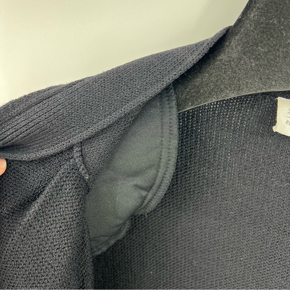 Vintage St. John Santana Knit Open Front Mid Length Pocket Cardigan Sweater Sz S - Picture 8 of 9